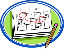 Calendar schedule clipart