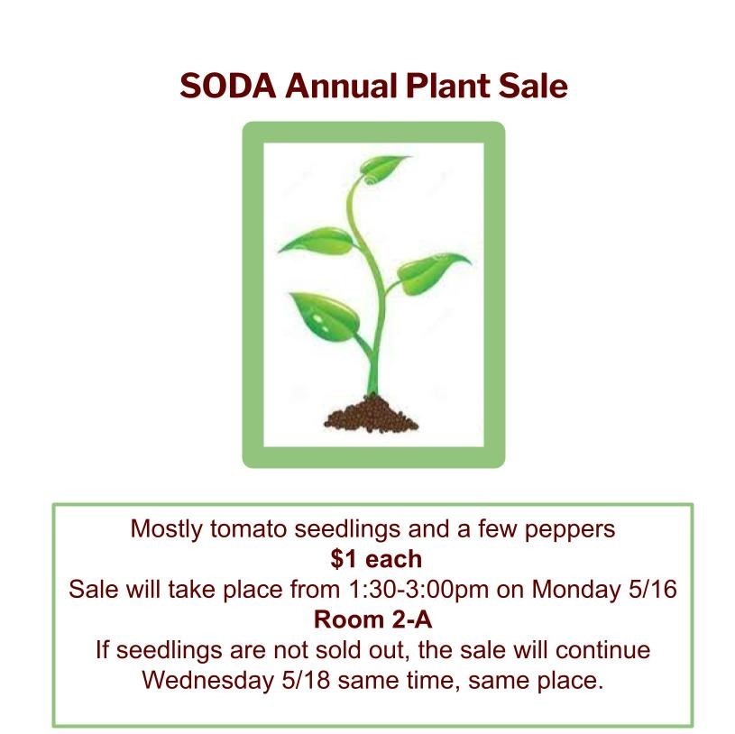 plant sale flyer