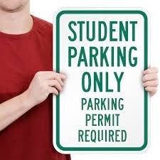 Student Parking Permit Required