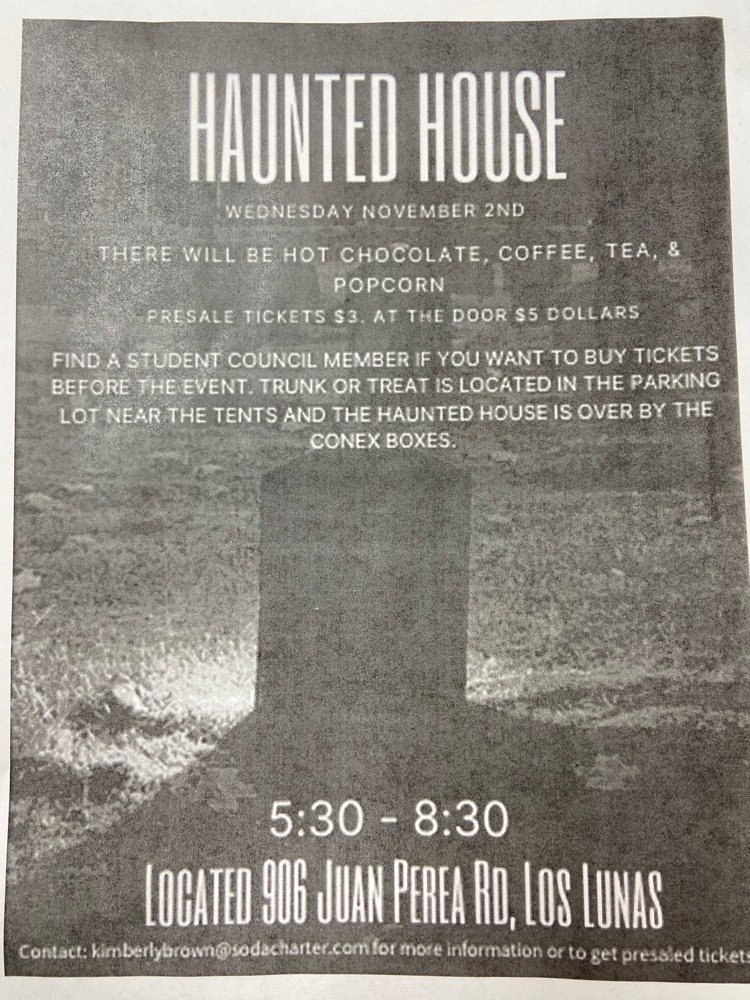 haunted house flyer