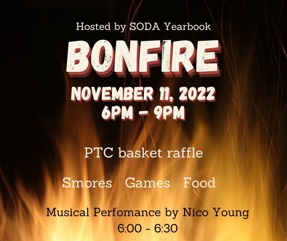 Bonfire 2022 flyer