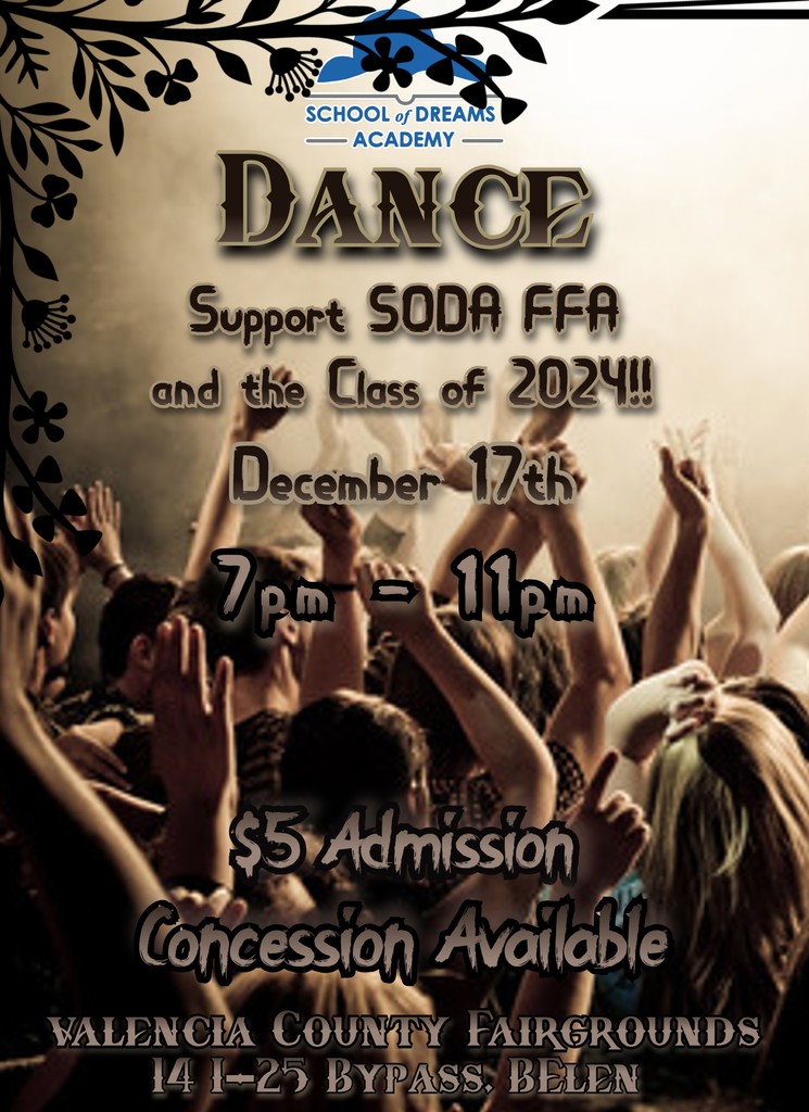 Image is a flyer for dance  